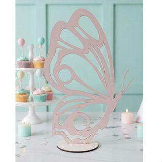 Centro De Mesa Borboleta MDF Kit 5 Unidades em Oferta na Shopee