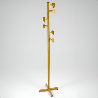 Cabideiro Chão Pé Piso Mancebo Metálico Porta Roupas Arara Vertical Design Moderno Resistente Luxo em Oferta na Shopee