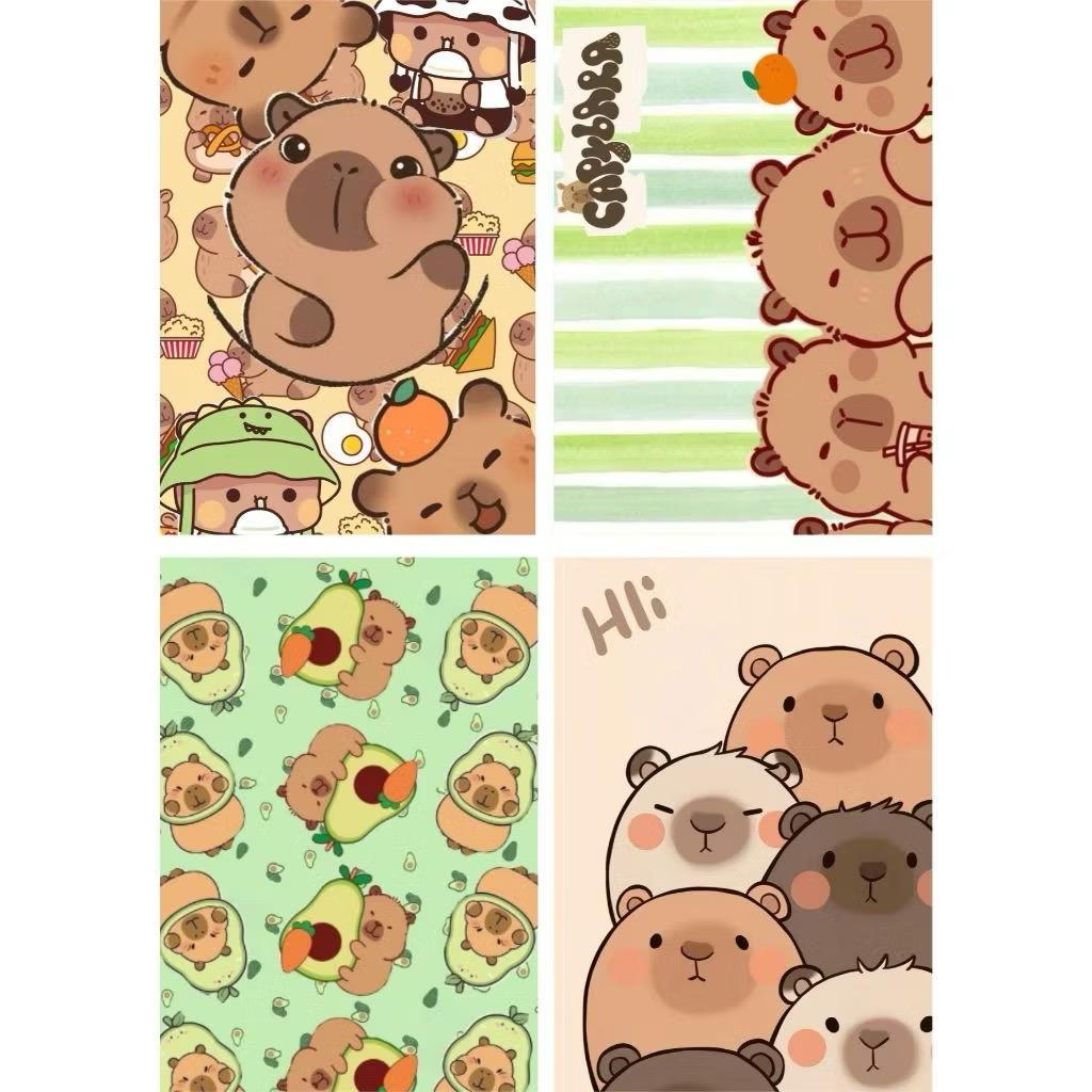 Kit 3 Capa de Caderno Capivara Fofinhas em Oferta na Shopee
