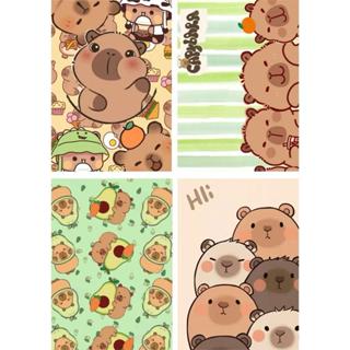 Kit 3 Capa de Caderno Capivara Fofinhas em Oferta na Shopee