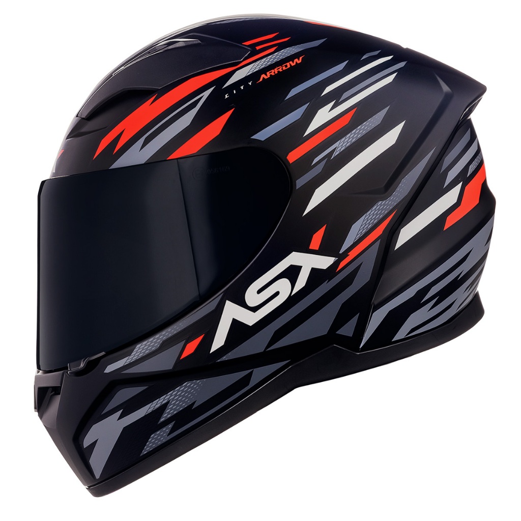 Capacete ASX City Grafite Arrow Brilho em Oferta na Shopee