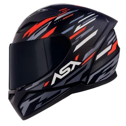 Capacete ASX City Grafite Arrow Brilho