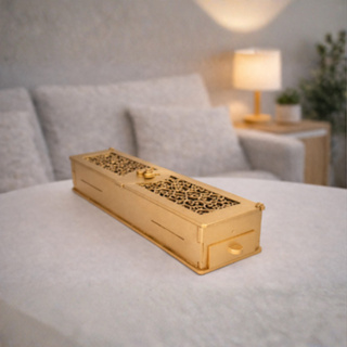 Porta incenso/Incensário Arabesco com Gaveta em MDF 3mm - Decoração de ambientes em Oferta na Shopee