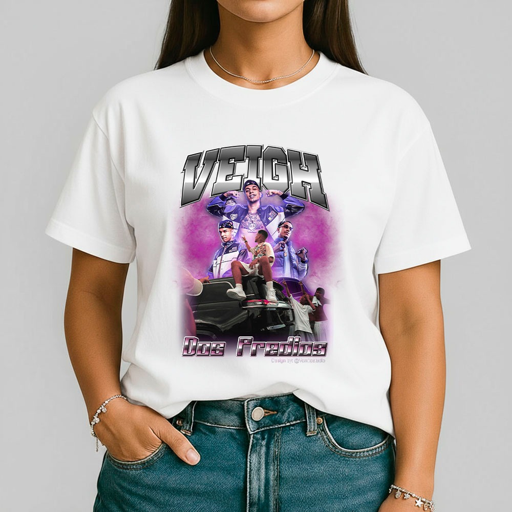 Camiseta Feminina 100% Algodão Camisa Veigh Funk Swag Música Estilo Jovem Moda Casual Dia a Dia