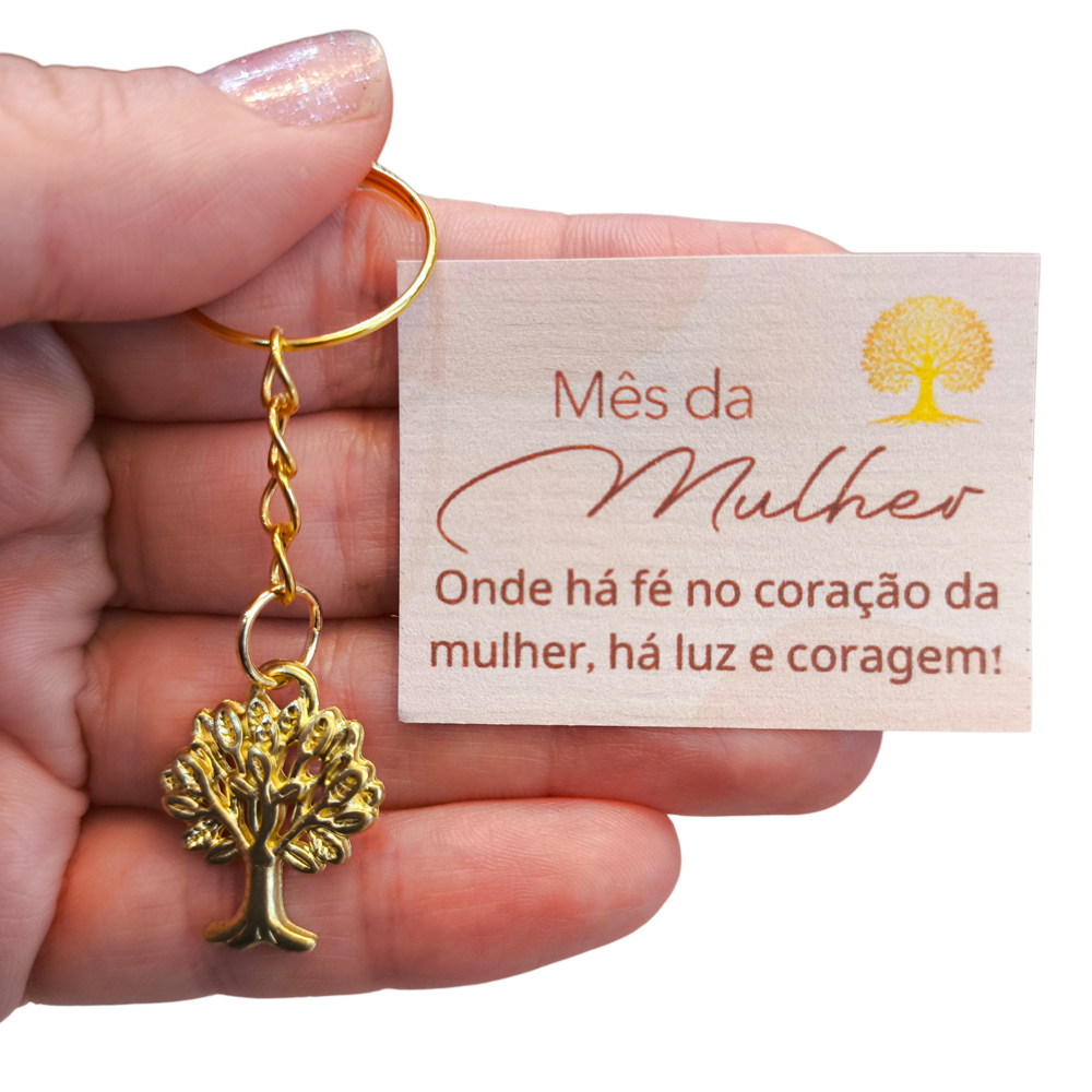 50 Árvore Da Vida Dourada Lembrancinha Dia Internacional Da Mulher Igreja Mimos Empresa Eventos em Oferta na Shopee