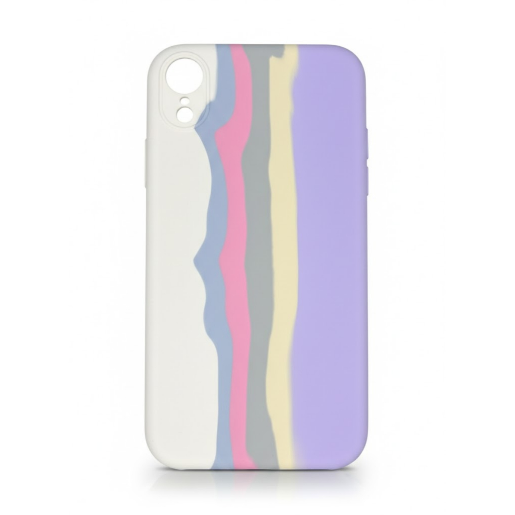 Capinha Colorida Sortidas Silicone Para Iphone Xr Colorida Aleatoria Lisa