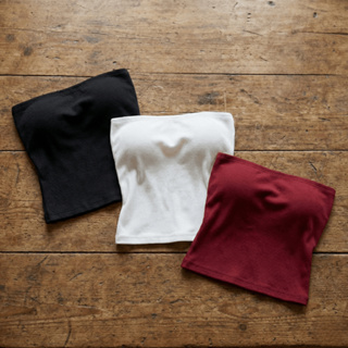 Kit 3 Tops Tube Feminino Canelado Versátil Moderno Tendência Casual Ajuste Perfeito Conforto Estilo em Oferta na Shopee