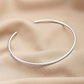 Bracelete Prata 925 Liso Feminino- Mania De Madmae Semijoias em Oferta na Shopee