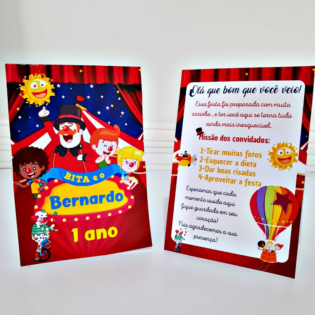 10 a 40 plaquinha de mesa CIRCO DO MUNDO BITA personalizada,centro de mesa lembrancinha de festa infantil