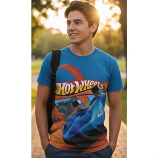 Camiseta Adulta ou Infantil - Carros hotw em Oferta na Shopee