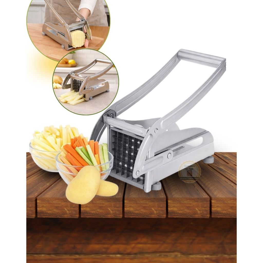 Cortador De Batata Frita Em Palito Fatiador De Batatas e Legumes Fatiado Multifuncional Cozinha em Oferta na Shopee