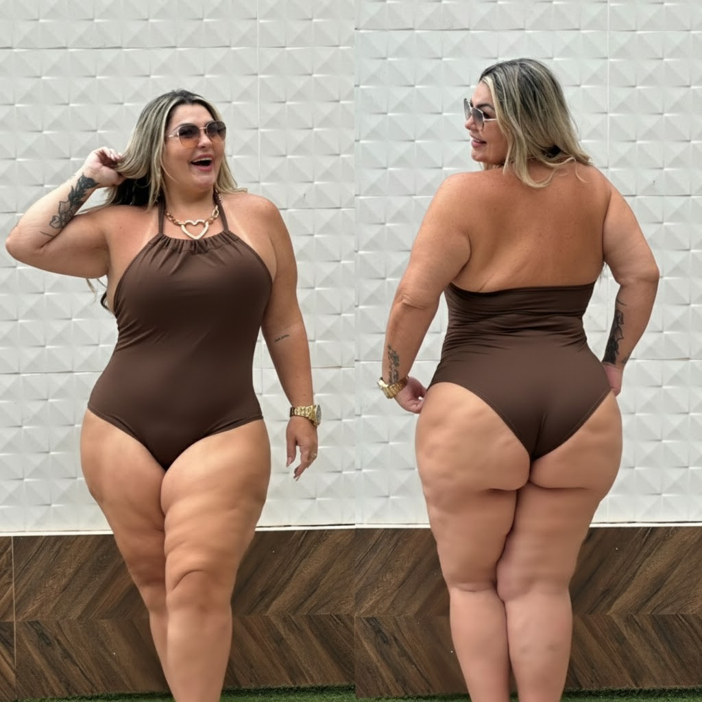 Body plus Size vários modelos Maio Bore
