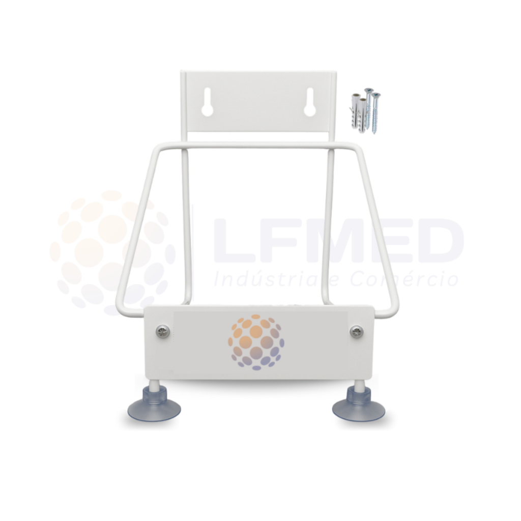 Suporte 1,5L Descarpack P/ Caixa Coletora Perfurocortantes Hospital Odontológico Clínica Laboratório