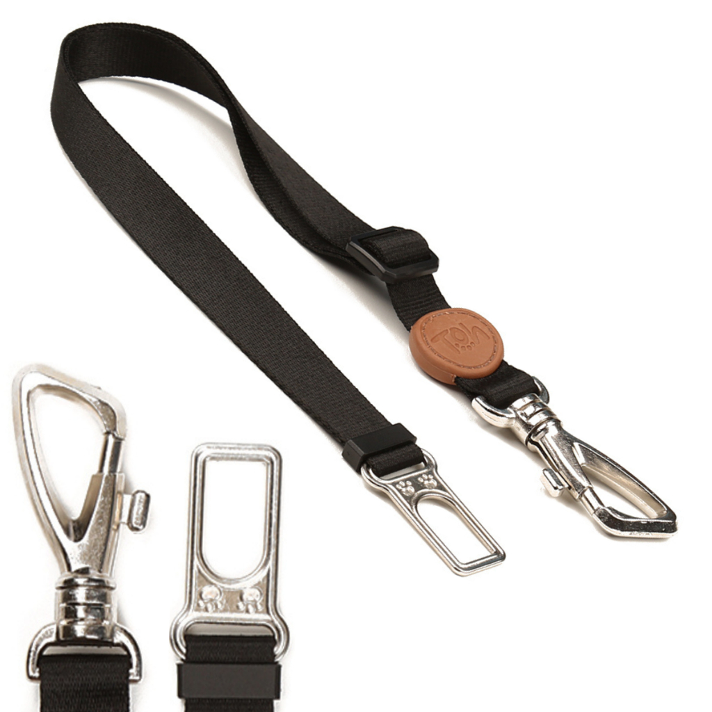 Cinto De Segurança Pet Premium Toh Adaptador Carro Universal Para Cães E Gatos 45 A 70cm em Oferta na Shopee