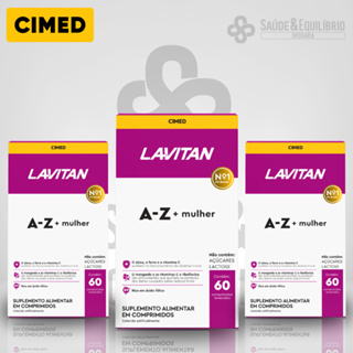 Lavitan A-Z + Mulher – Vitaminas e Minerais p/ Energia, Imunidade e Beleza Feminina 60 Cápsulas em Oferta na Shopee