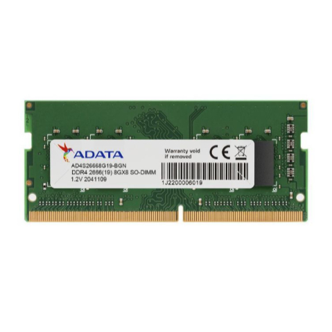 MEMORIA RAM NB ADATA DDR4 8GB 2666MHZ AD4S26668G19-SGN