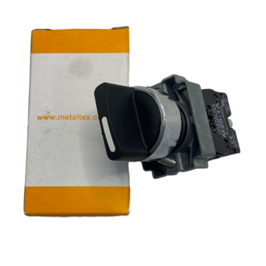 Chave Seletora Metálica 3 Posições com Retorno 45° Metaltex