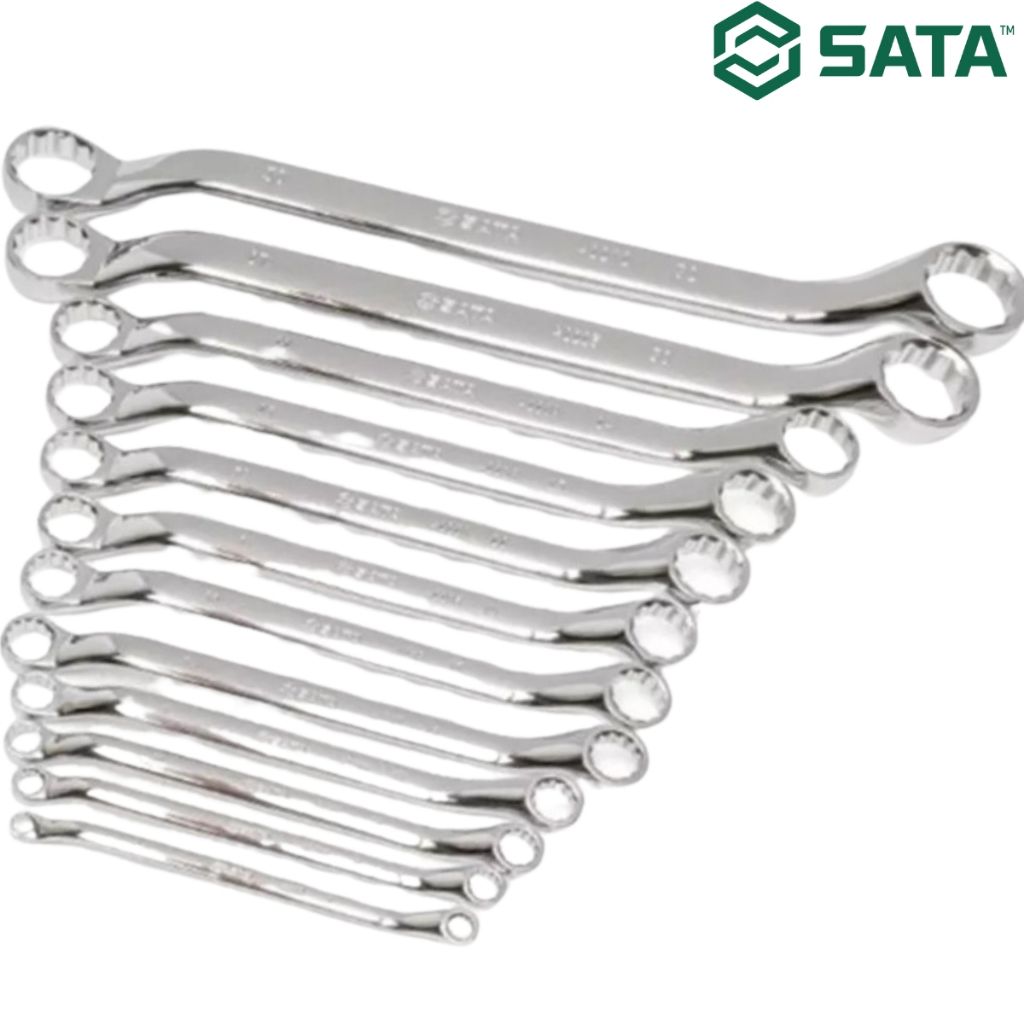 Jogo de Chaves Estrela 12 Peças Métrico – Sata ST08007G