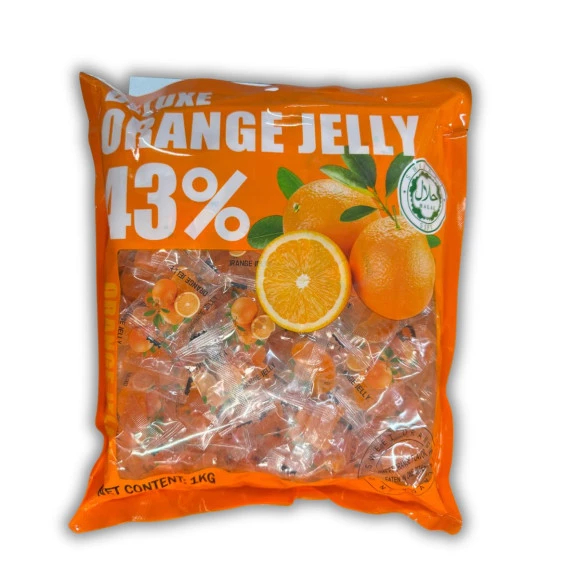 Mini Bala de Laranja Jelly 1kg