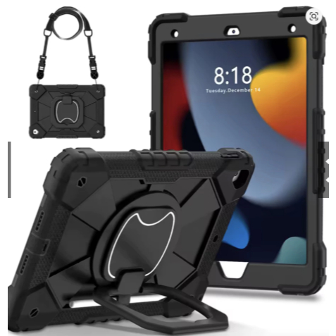 Capa Anti Impacto C/ Alça Protetor Tela Para iPad 9 iPad 8 iPad 7 10.2