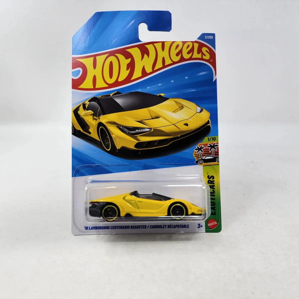 Carrinho Hot Wheels 2026 E 2025 1:64 Mattel 16 Lamborghini Centenario Roadster 2/250
