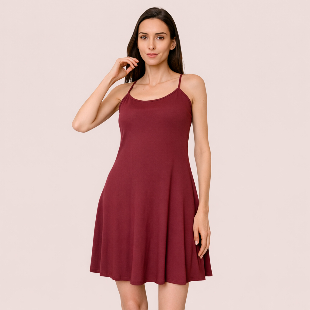 Vestido de alcinha soltinho tamanhos menores