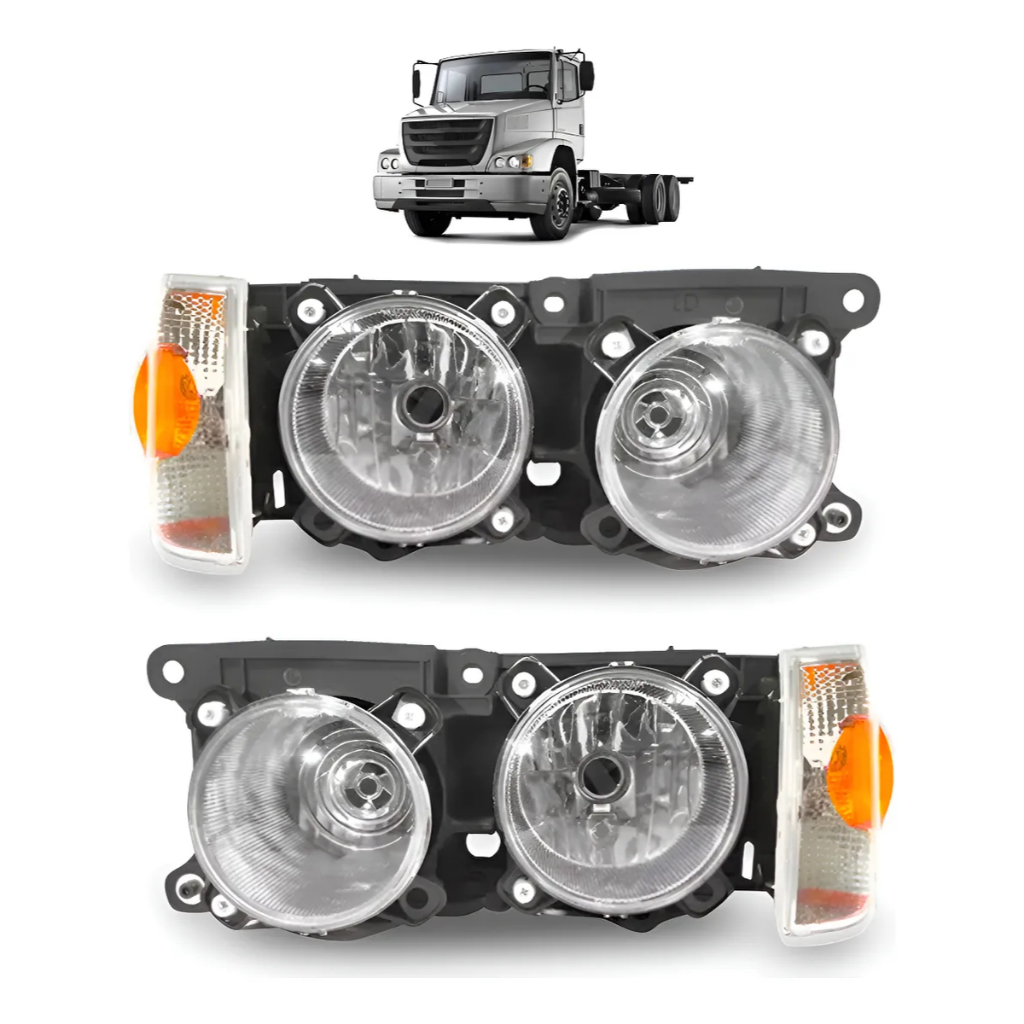 Farol Principal Caminhão Mb Atron Bicudo 1319 1635 2324