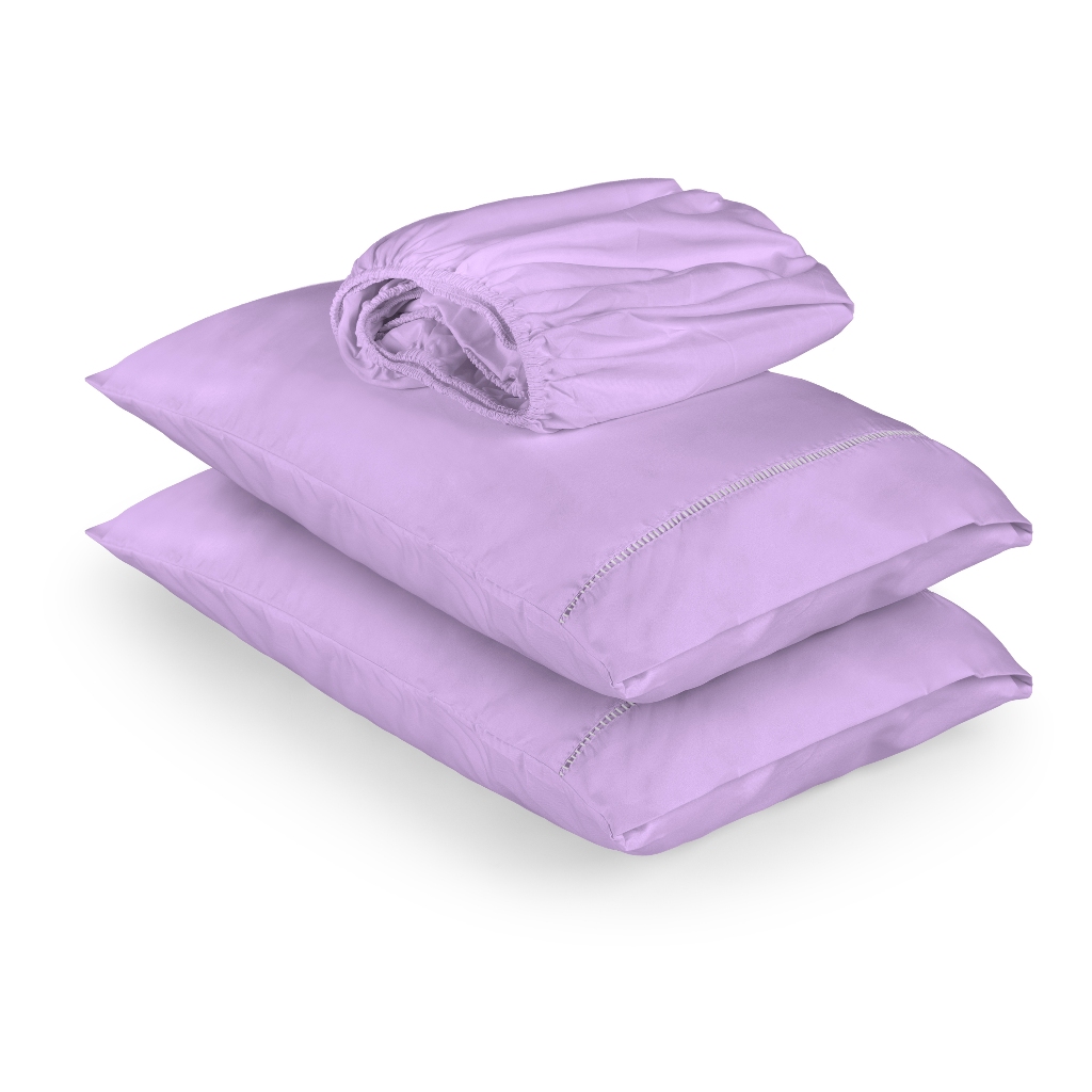 Jogo de Cama Lençol Solteiro Casal Queen King Micropercal 400 Fios Tecido suave e Macio 02 e 03 Peças