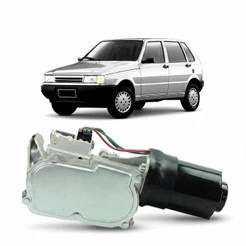 Motor Limpador Parabrisa Dianteiro Fiat Uno 1990 A 2010 C/ Temporizador