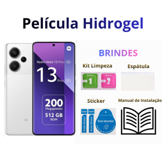 Película Hidrogel Xiaomi Redmi Note 13 Pro Plus 5g Frontal - ESCOLHA: HD ou PRIVACIDADE | Ler descrição em Oferta na Shopee