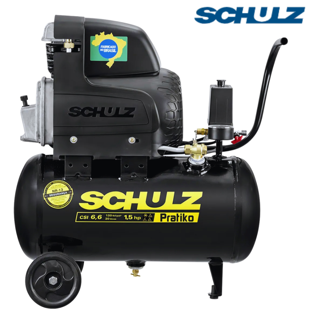 Compressor De Ar CSI 6,6 20 Litros 220V  Eficiência e Durabilidade em Oferta na Shopee