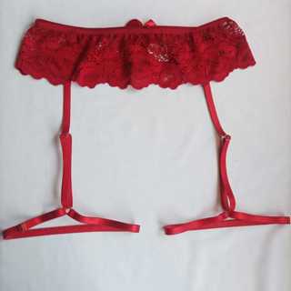 CINTA LIGA SEXY DE RENDA COM PERNEIRA E LAÇO - AJUSTAVEL / LINGERIE FEMININA em Oferta na Shopee