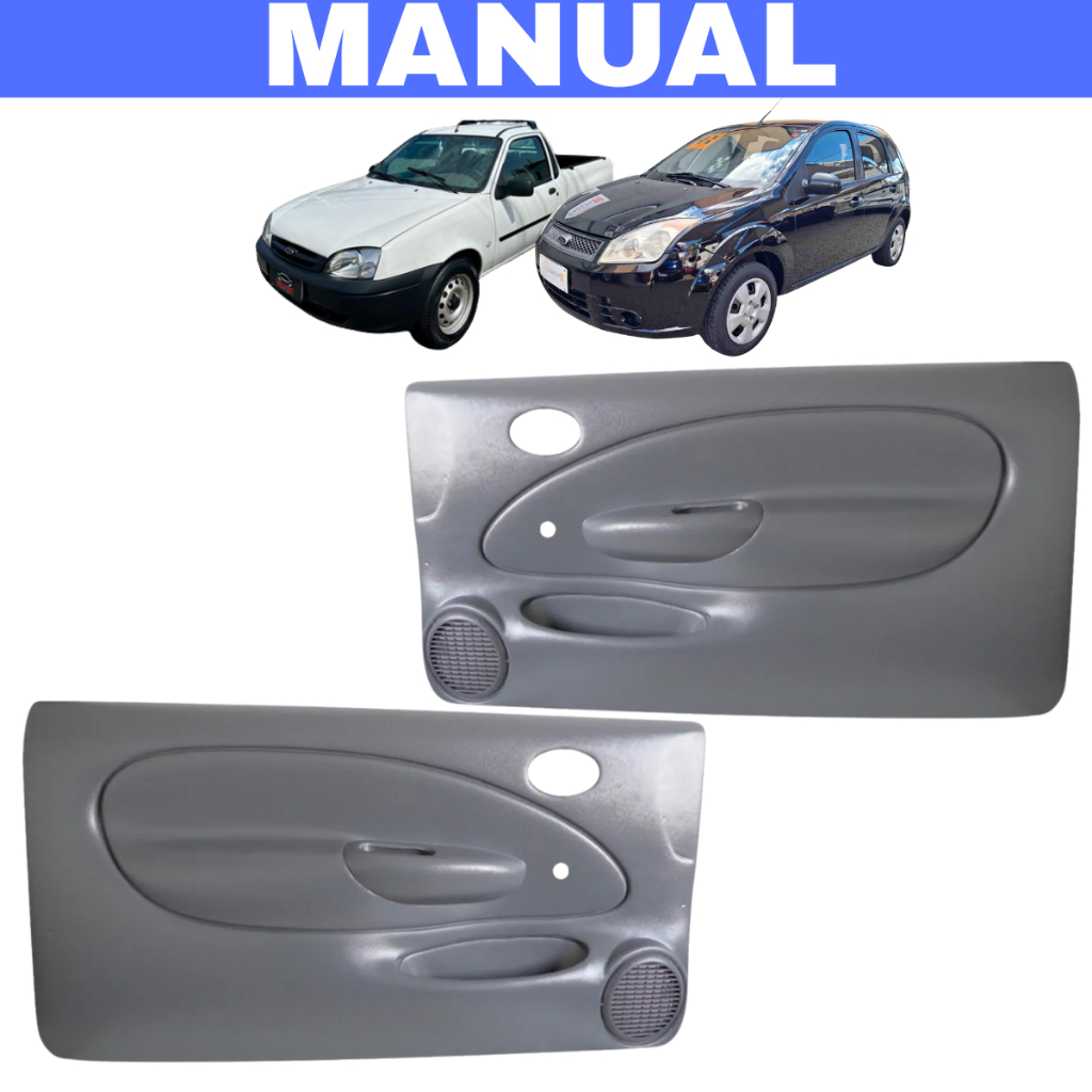 Par Diant. Forro Porta Fiesta/courier 2p Manual 03/08 C/tela em Oferta na Shopee
