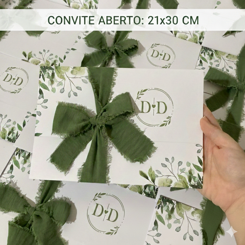 Apenas R$ 4,50 - Convite de Casamento com Laço – Personalizamos Cada Detalhe para Você! em Oferta na Shopee