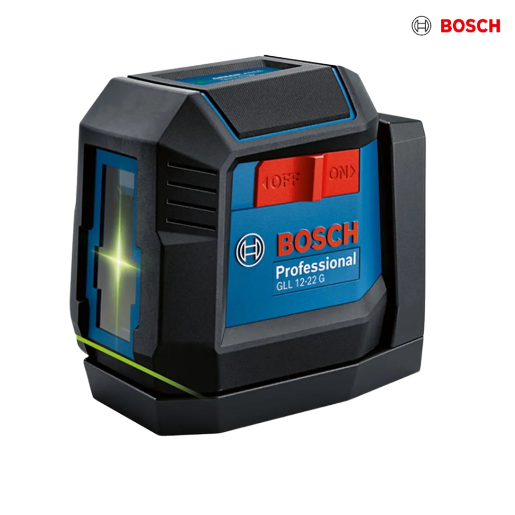 Nível laser verde Bosch GLL 12-22 G LI 12m 1 bateria+suport