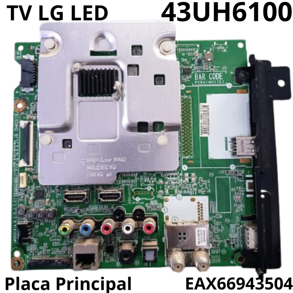 2922 Placa Principal para tv LED LG Modelo: 43UH6100