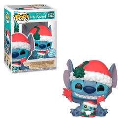 FUNKO POP DISNEY LILO & STITCH - STITCH UNWRAPPING GIFT 1522 NOVO ORIGINAL