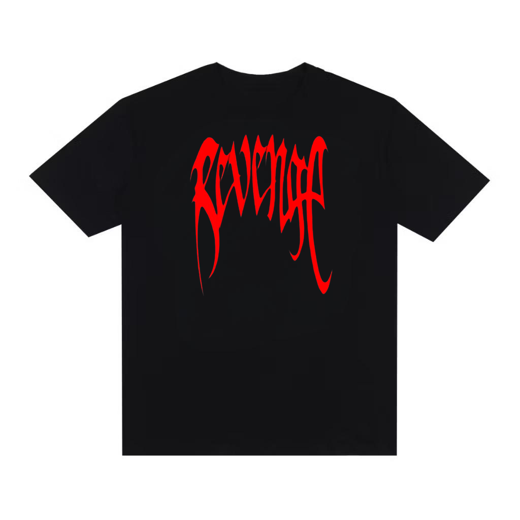 Camiseta Streetwear Over Oversized Revenge Rap Rapper Hip Hop Trap XXX XXXtentacion Trap Emo Gótico Y2K