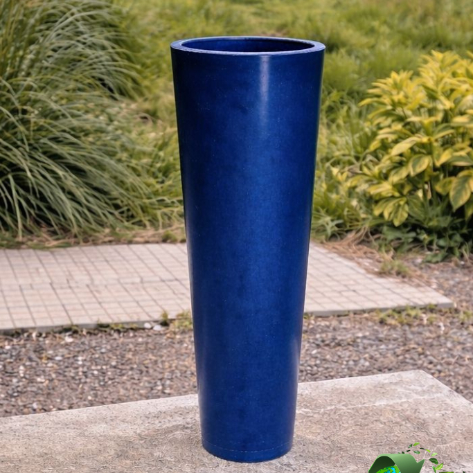 Vasos Para Plantas Cone Decorativo Luxo Liso Coluna Ibiza Polietileno em Oferta na Shopee