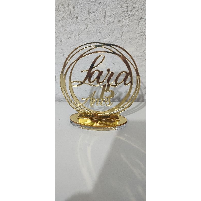 Nome Acrílico para Bolo - Comprar com Melhor Preço em Padaria