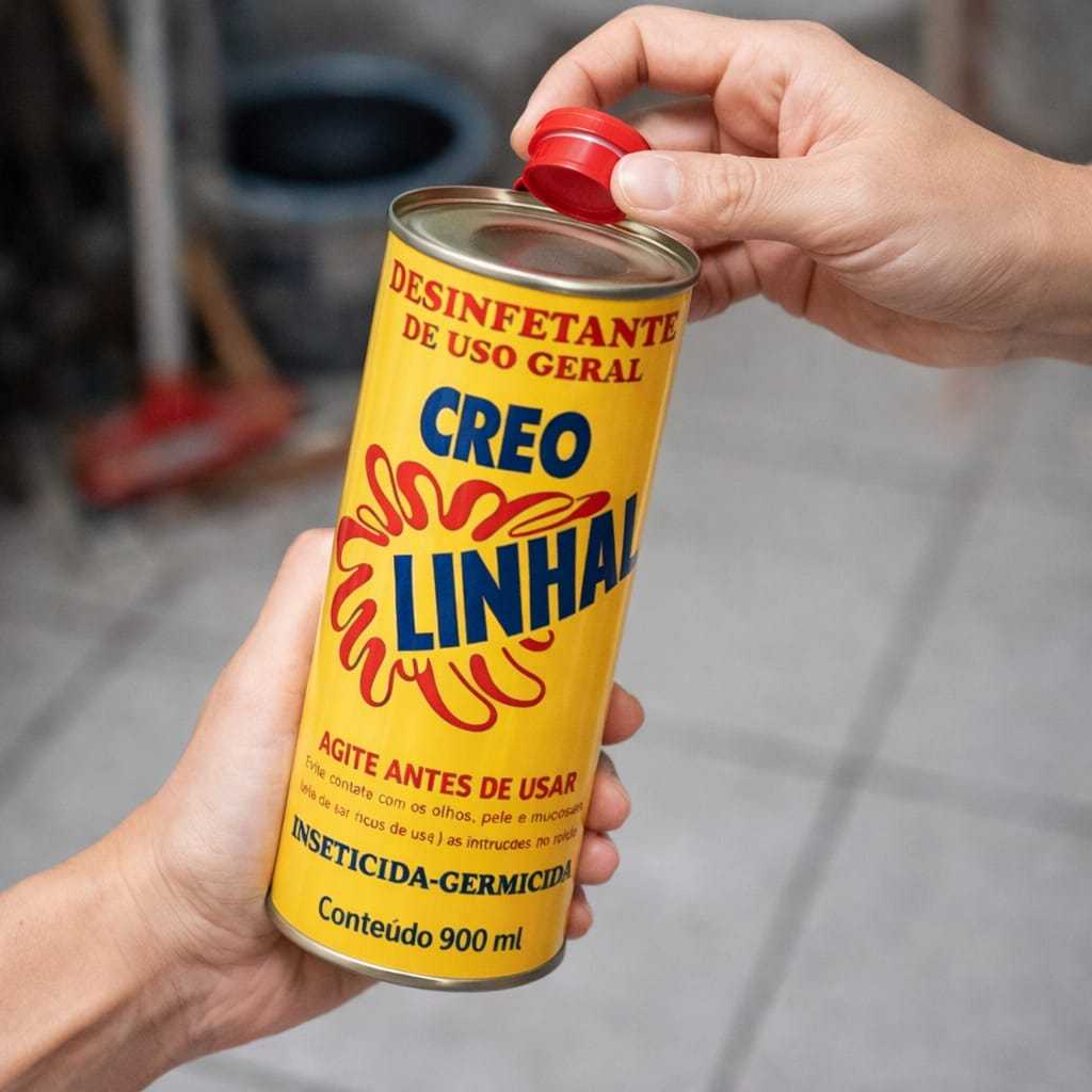 Creolina Linhal 900ml Desinfetante Concentrado para Limpeza Geral — imagem 2 de 2
