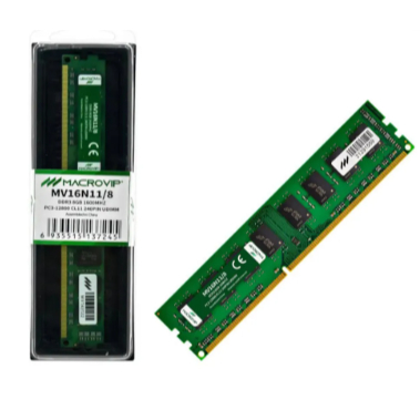 MEMORIA RAM PARA DESKTOP 8GB 1600MHZ 1,5 V DDR3 MACROVIP MV16N11/8