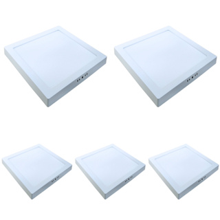 Kit 5x Painel Plafon Sobrepor Alumínio Quadrado LED 32W 30x30 Bivolt Branco Frio em Oferta na Shopee