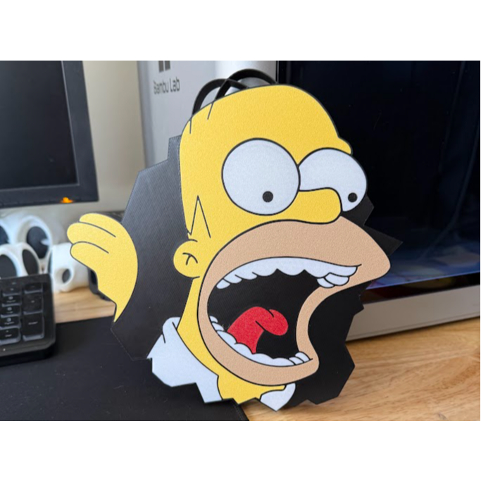 Quadro Decorativo Homer Simpson – Arte de Parede Os Simpsons