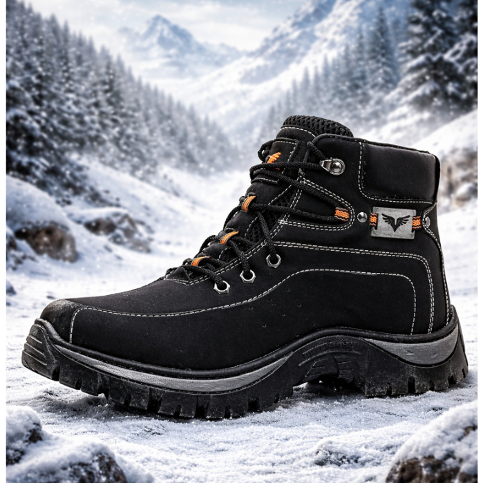 Bota Masculina Coturno Adventure Confortável Macio Cano Medio Promoção