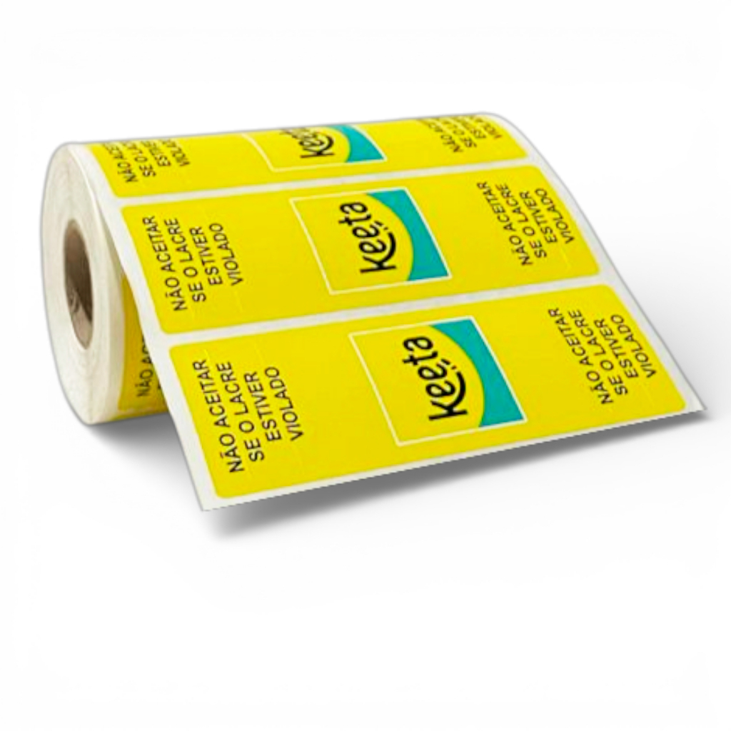 1000 Etiquetas Lacre De Segurança Keeta em Oferta na Shopee