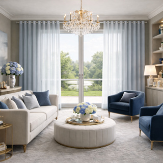 Cortina Letícia 3,00x2,70m | Ideal para Sala ou Quarto em Oferta na Shopee