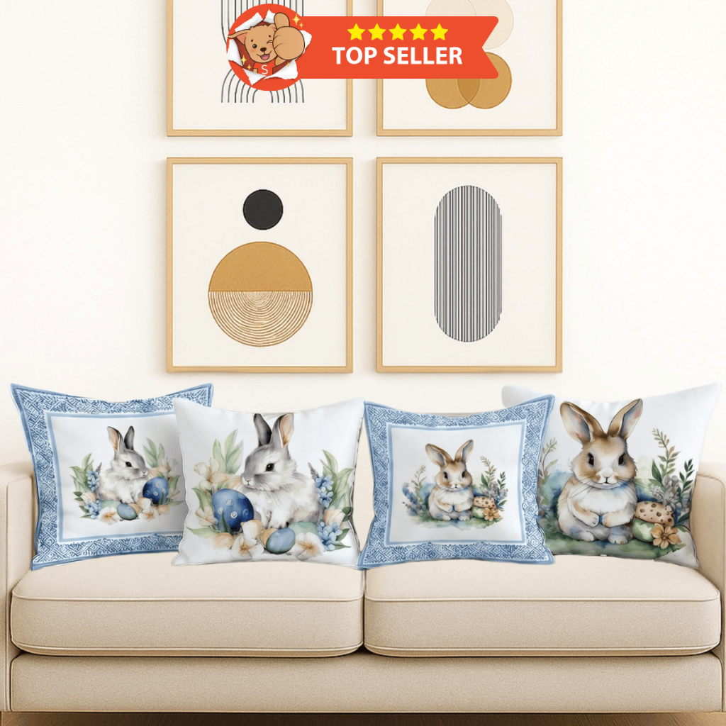 Kit 4 Capa de Almofada Decorativa Estampada Com Zíper Para Sofá Sala Quarto Linda em Oferta na Shopee