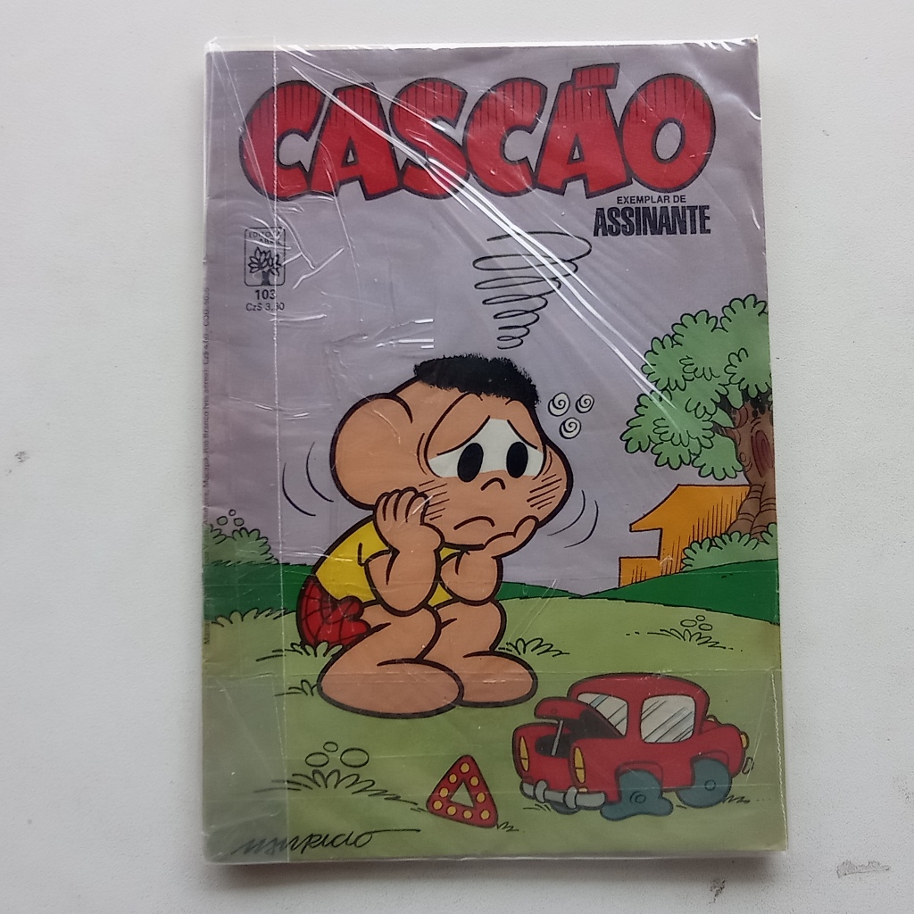 Gibi Cascão Nº 103 - Turma da Mônica - Ed. Abril - 1986