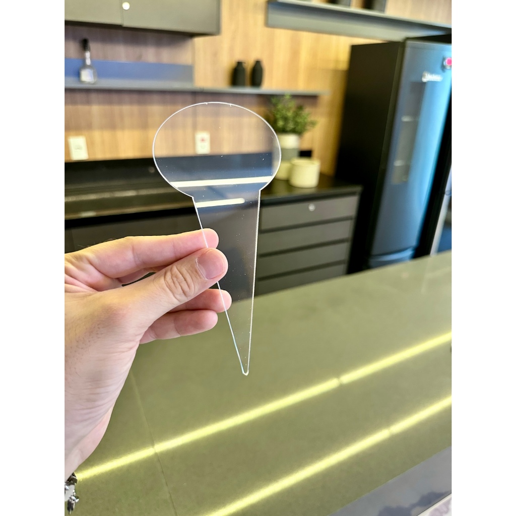 Kit Placas de Sabor em Acrílico para Gelato, Sorvete e Açaí Organização e Exposição Profissional